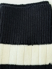 Men's Premium Rugby Socks – Black & White Stripe | Jemsox