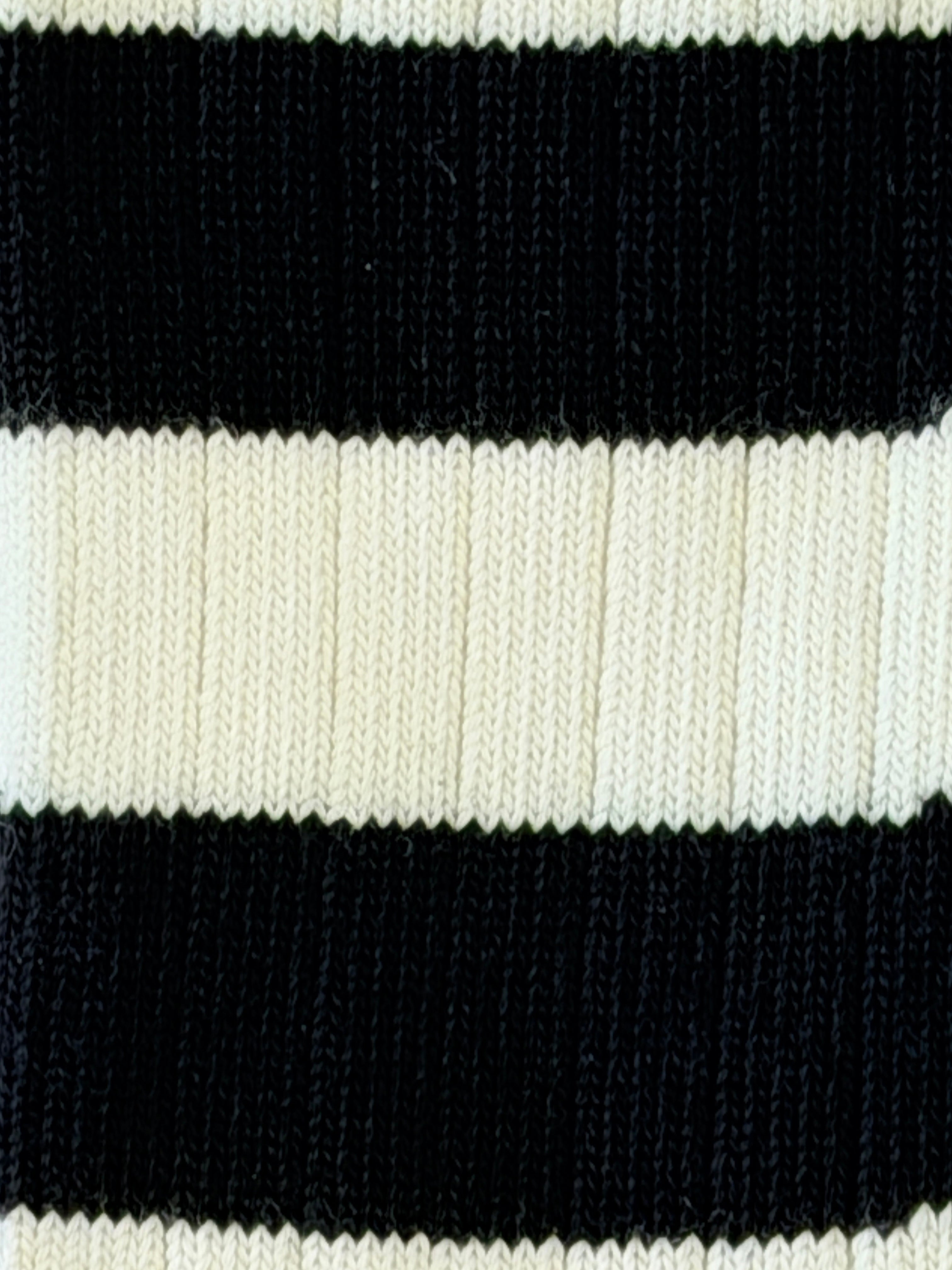 Men's Premium Rugby Socks – Black & White Stripe | Jemsox