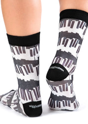 IVORIES PIANO Ladies Novelty Gift Socks