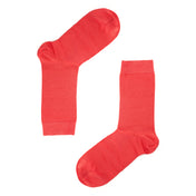 Luxury Pure Colour Coral Socks – TENCEL™ Eco Comfort