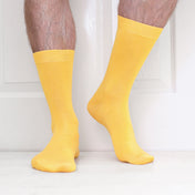 Luxury Pure Colour Orange Socks – TENCEL™ Eco Comfort