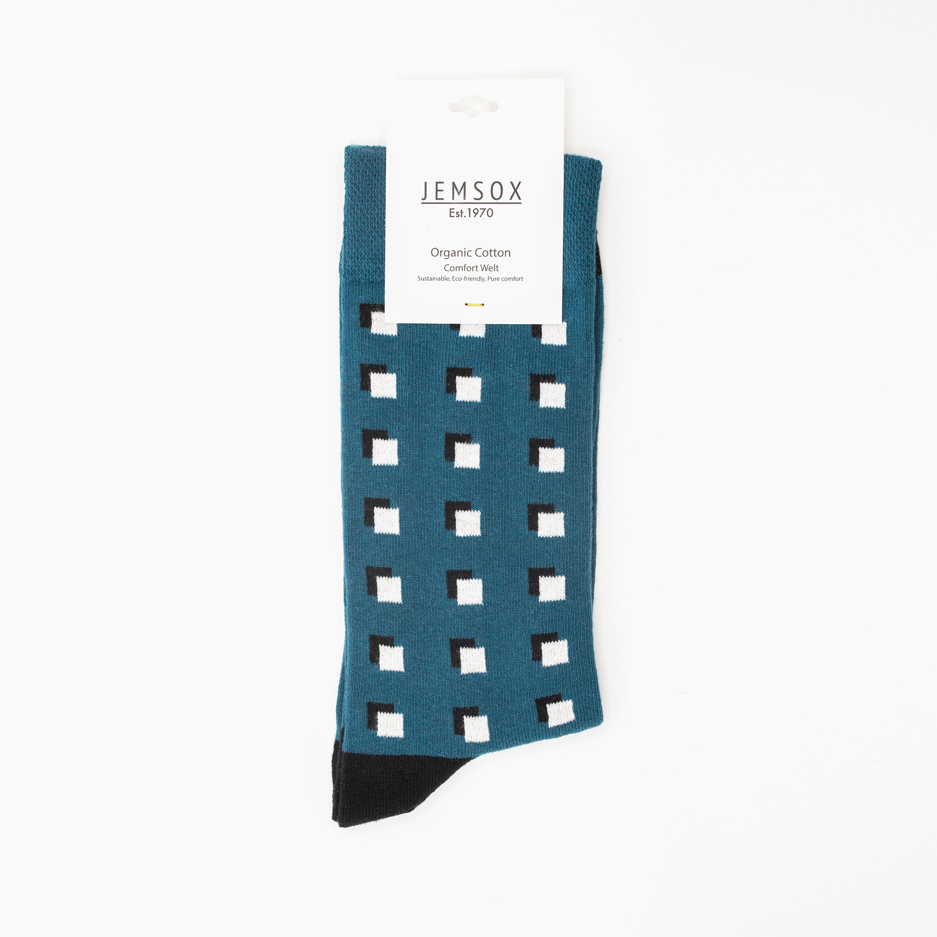 5pk Bordeaux & Manor Green Quintet - Organic Cotton Comfort Welt Socks (One Size UK 9-12)