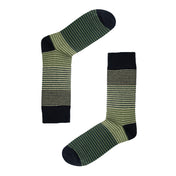 5pk Stylish Streaks - Organic Cotton Comfort Welt Socks (One Size UK 6-9)