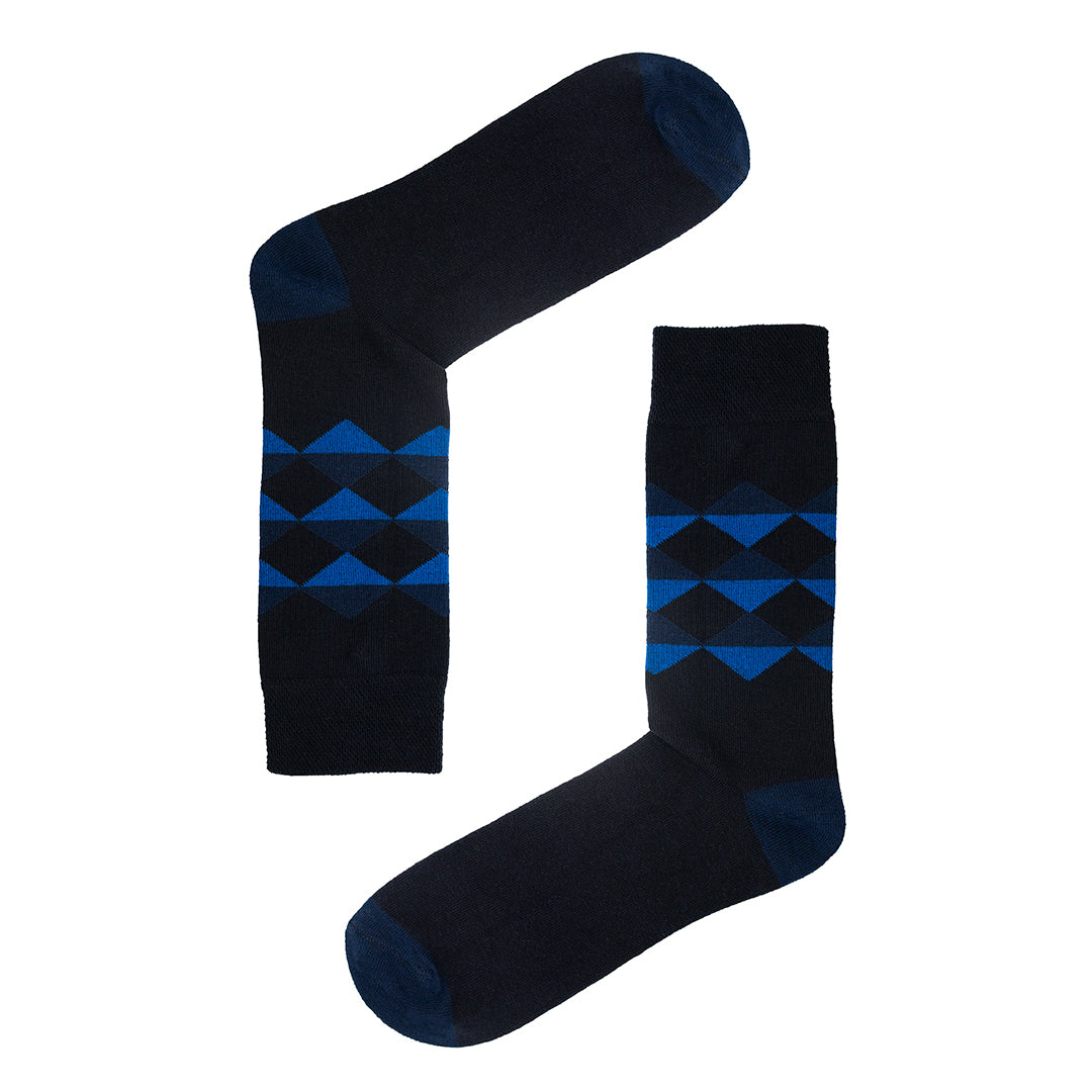 The Iconic Selection: Men’s Luxury Organic Cotton Comfort Welt Socks (5 Pack) - UK 9-12