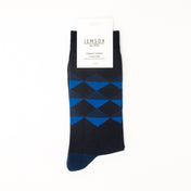 5pk Ashbourne & Vale Quintet - Organic Cotton Comfort Welt Socks (One Size UK 9-12)