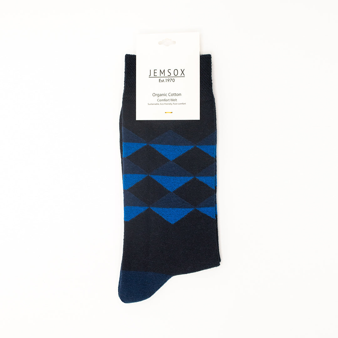 The Timeless Selection: Men’s Luxury Organic Cotton Comfort Welt Socks (5 Pack) - UK 9-12