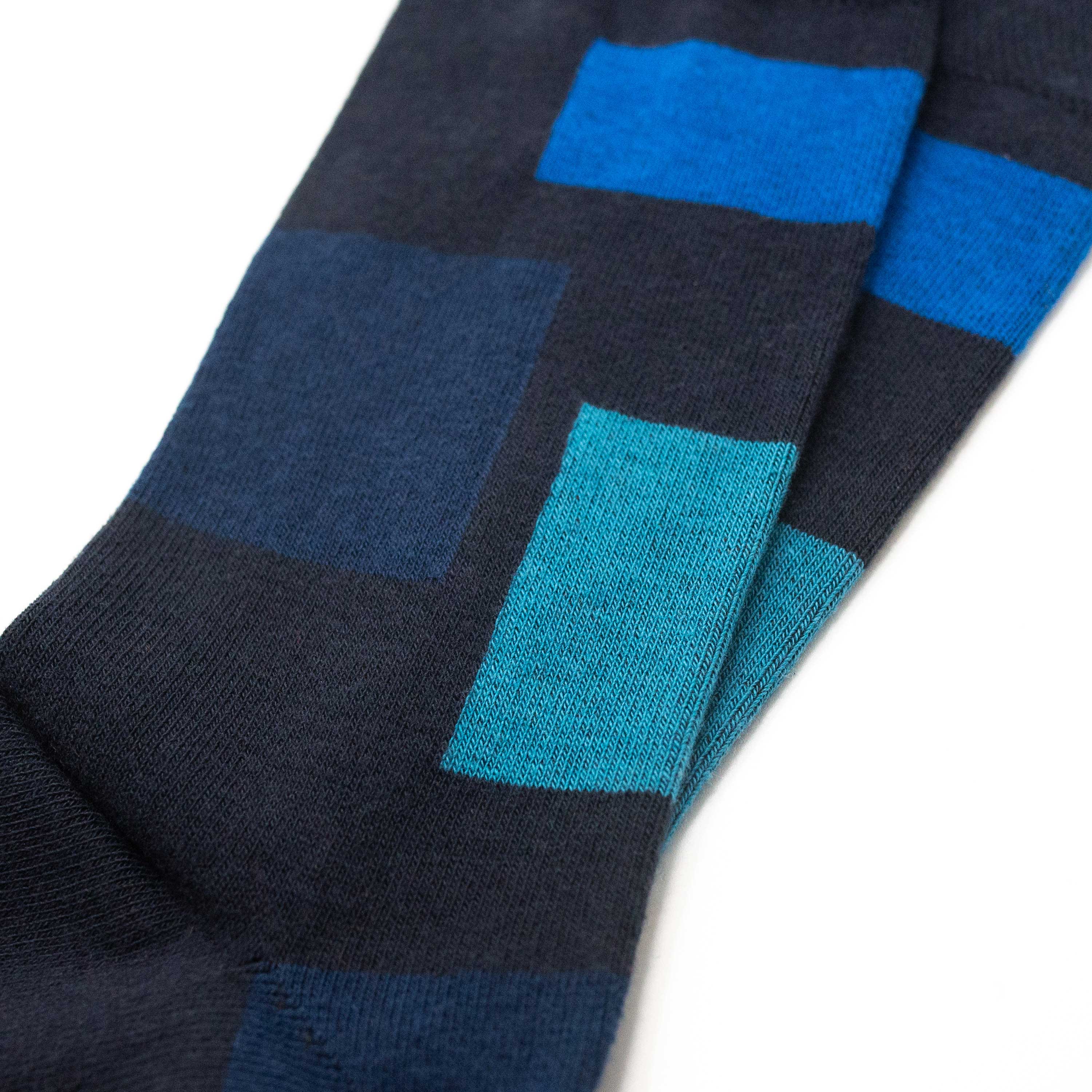 5pk Men's Block Party Collection Socks Gift Set – Organic Cotton Gentle Grip Socks, UK 6-9