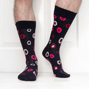 Continental Elegance: Luxury Organic Cotton Men’s Socks (5 Pack) | One Size UK 7-11