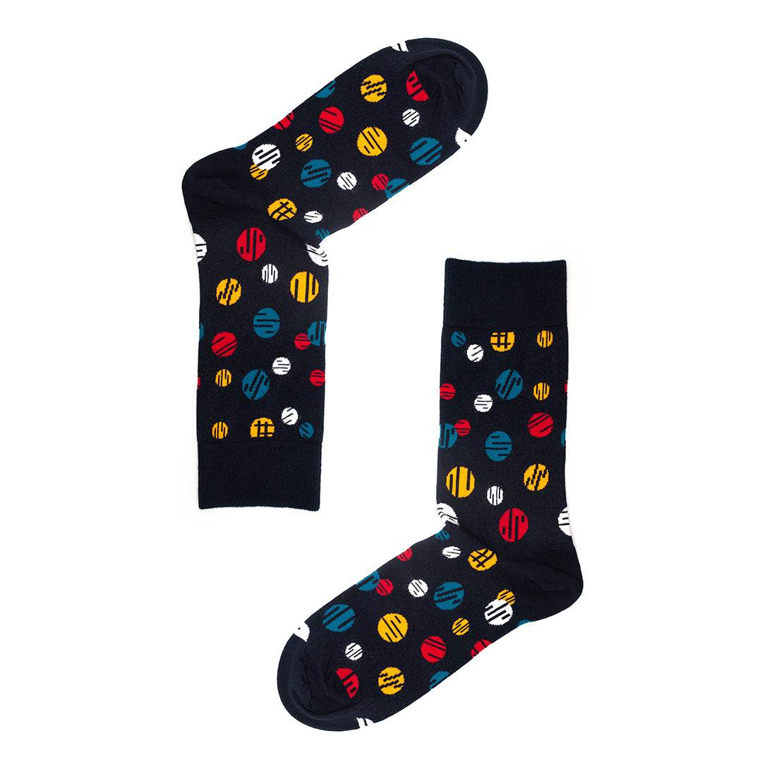 Preppy Days: Luxury Organic Cotton Men’s Socks (5 Pack) | One Size UK 7-11