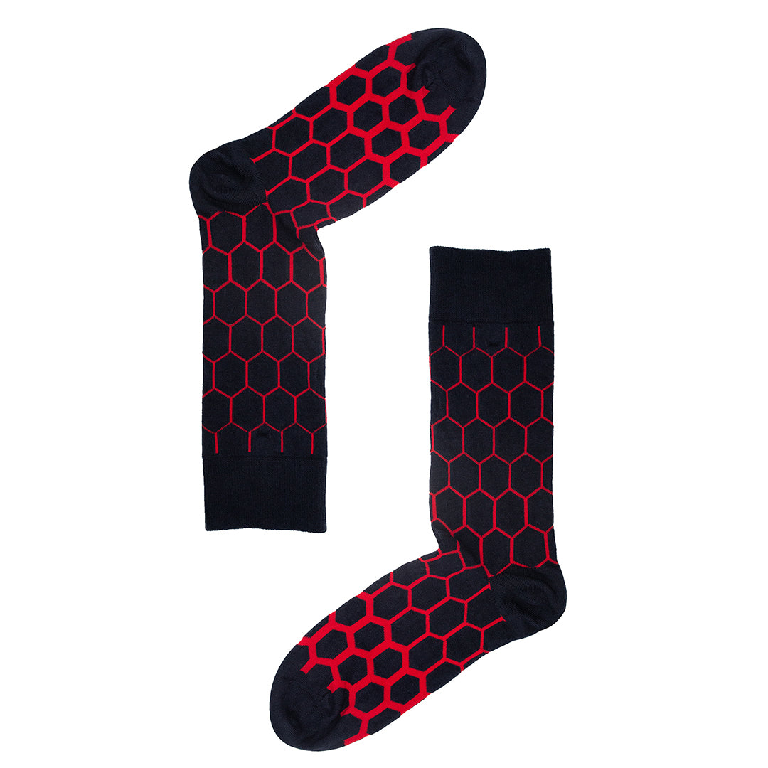 Preppy Days: Luxury Organic Cotton Men’s Socks (5 Pack) | One Size UK 7-11