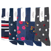 The Modern Gent: Luxury Organic Cotton Men’s Socks (5 Pack) | One Size UK 7-11
