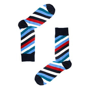 Preppy Days: Luxury Organic Cotton Men’s Socks (5 Pack) | One Size UK 7-11