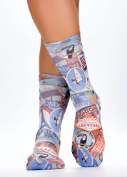 LOCATIONS Ladies Novelty Gift Socks
