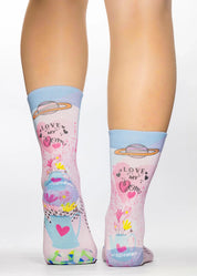 LOVE MOM Ladies Fashion Gift Socks