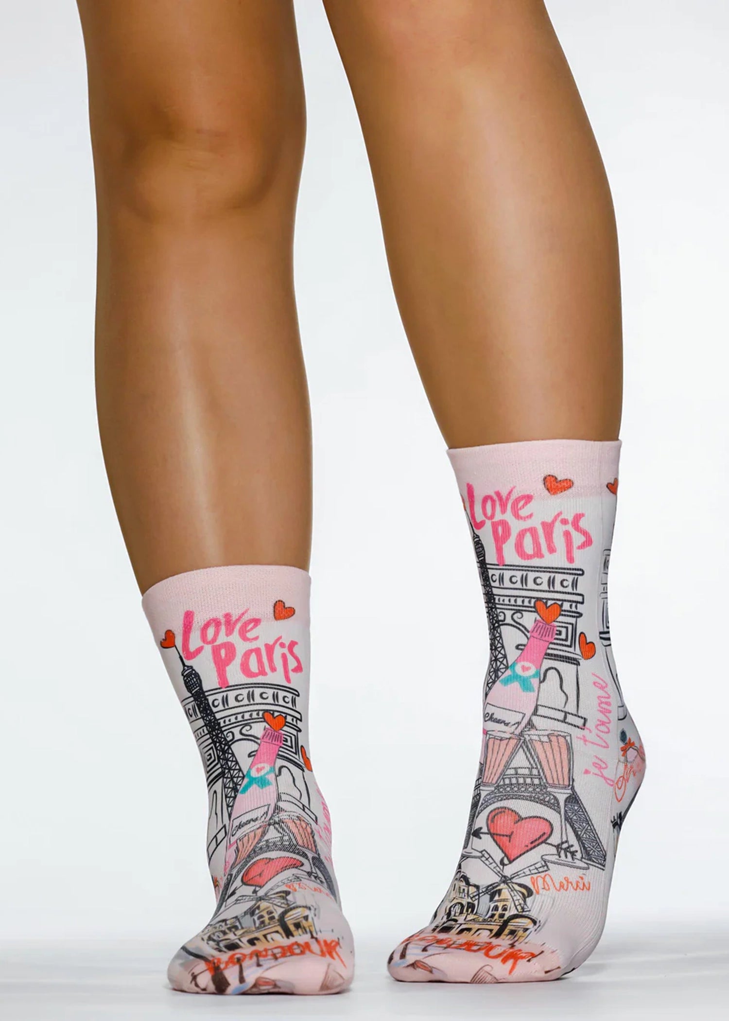 LOVE PARIS Ladies Novelty Gift Socks