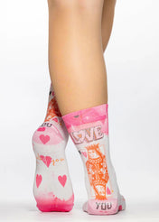 LOVE YOU Ladies Fashion Gift Socks
