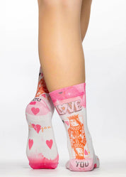 LOVE YOU Ladies Fashion Gift Socks