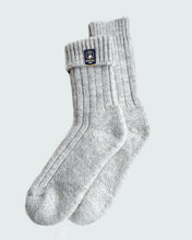 British Wool Boot Socks – Light Grey Natural | 100% British Wool Luxury Boot Socks