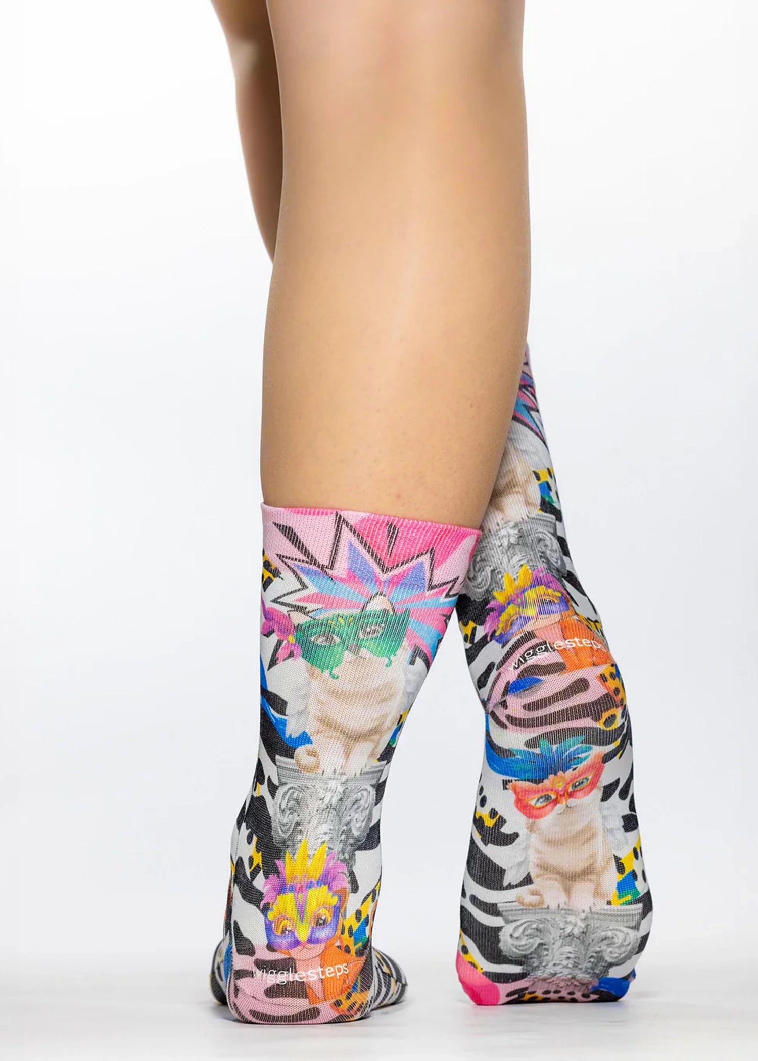 MASK CAT Ladies Novelty Gift Socks