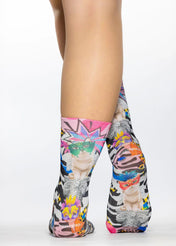 MASK CAT Ladies Novelty Gift Socks