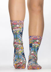 MIXED CAROUSEL Ladies Fashion Gift Socks