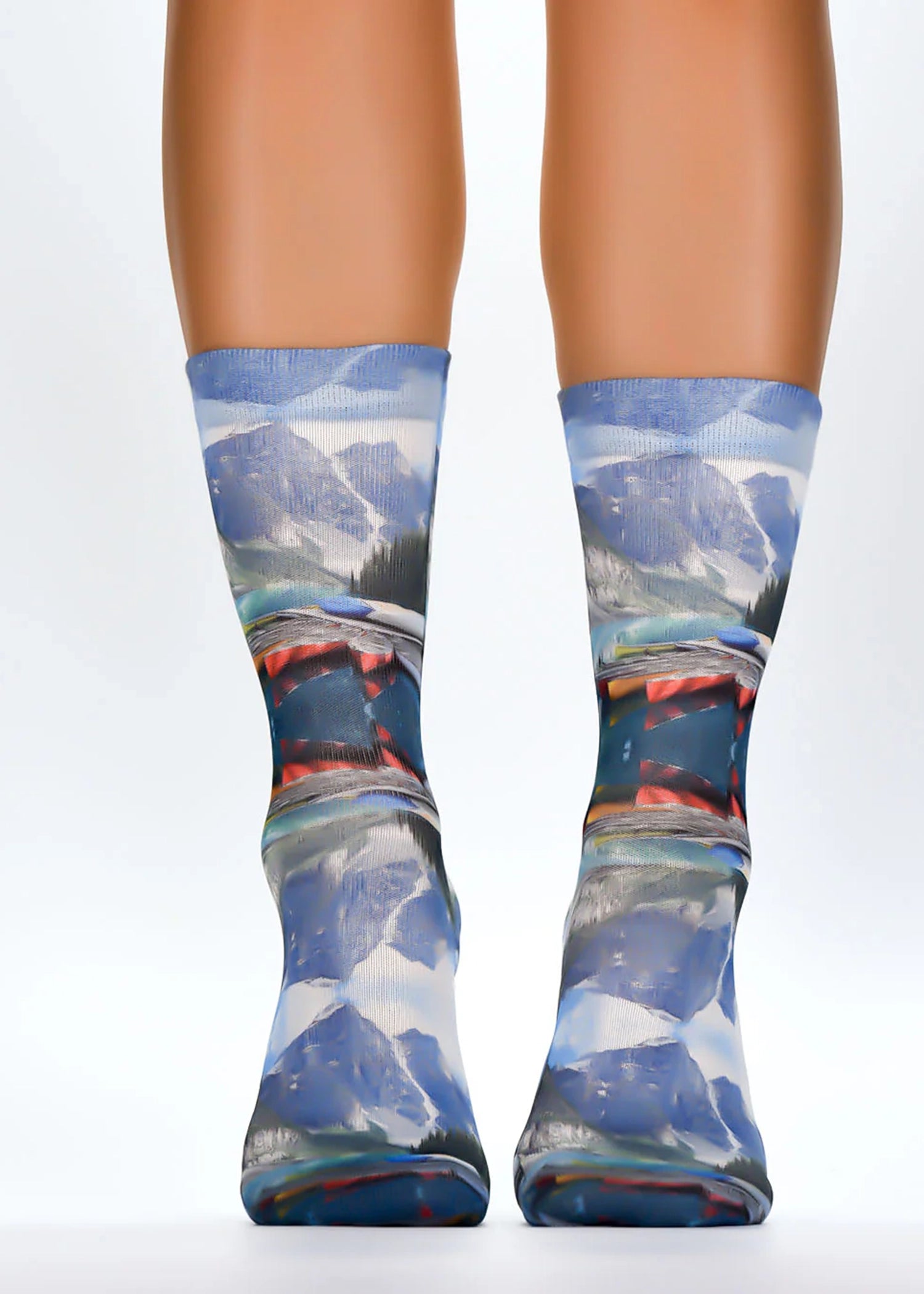 MOUNTAINS II Ladies Novelty Gift Socks