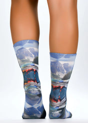 MOUNTAINS II Ladies Novelty Gift Socks
