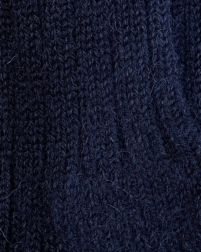 British Wool Boot Socks – Navy | 100% British Wool Luxury Boot Socks
