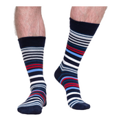 5-Pack Multi Stripe Socks – Organic Cotton Crew