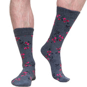 5-Pack Multi Pink Organic Cotton Socks – Mens Crew