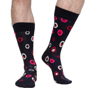 5-Pack Multi Pink Organic Cotton Socks – Mens Crew