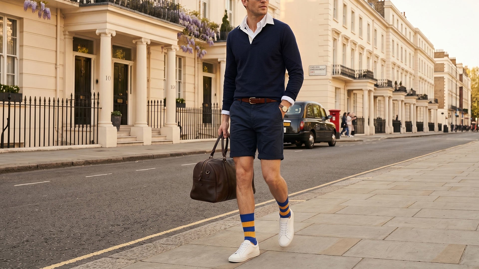 RUGBY STRIPES PREP SOCKS