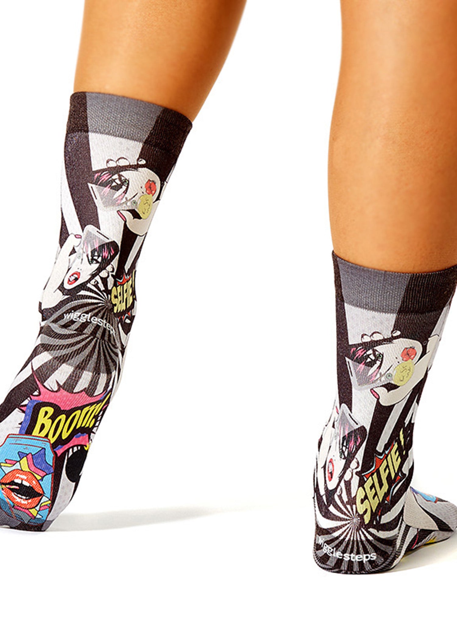 SELFIE BOOM Ladies Novelty Gift Socks
