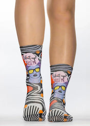 SHUT UP Ladies Novelty Gift Socks