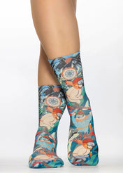 SKI BEAR Ladies Novelty Gift Socks