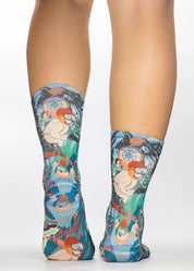 SKI BEAR Ladies Novelty Gift Socks