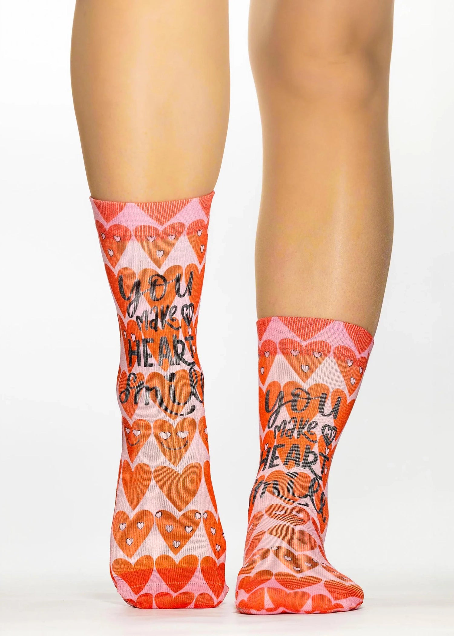 SMILE HEART Ladies Fashion Gift Socks
