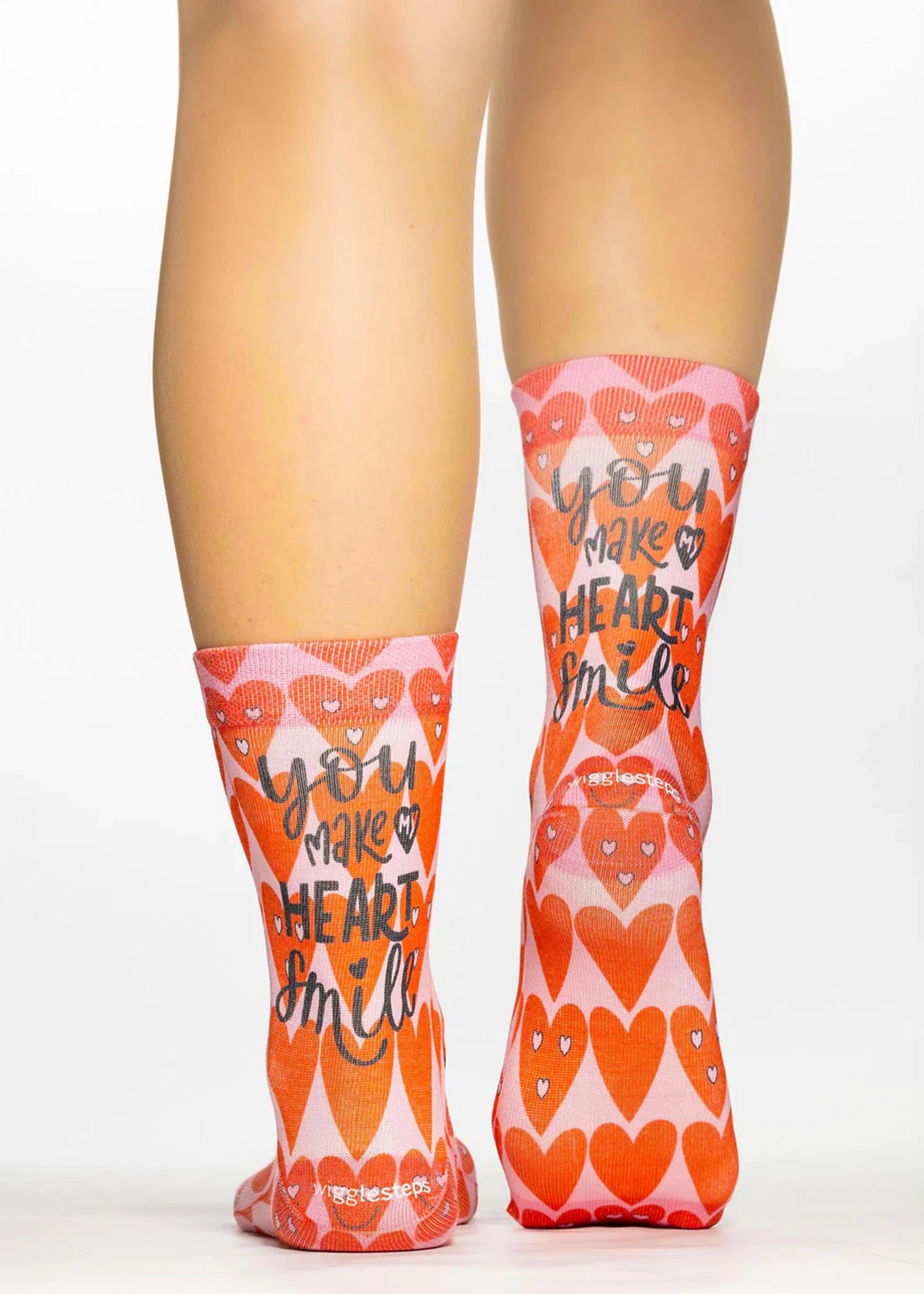SMILE HEART Ladies Fashion Gift Socks