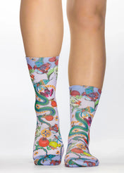 SNAKE CHAIN Ladies Novelty Gift Socks