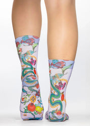 SNAKE CHAIN Ladies Novelty Gift Socks