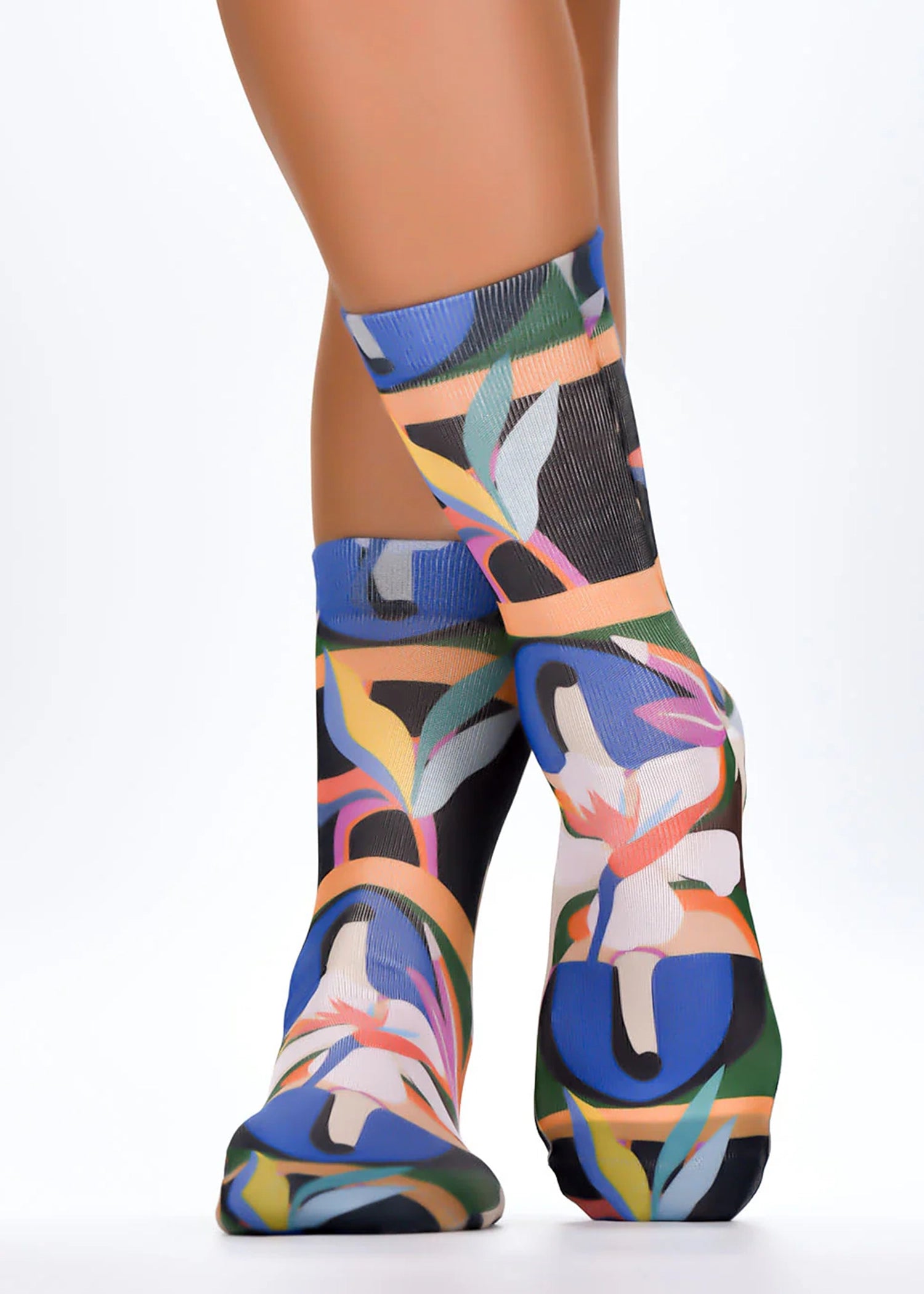 SURREAL FLOWERS Ladies Novelty Gift Socks