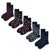 Jemsox Men’s 5-Pack Premium Socks Multipack - Crew Socks for Everyday, Dress & Athletic Use