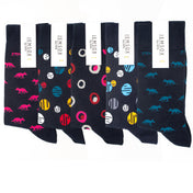 Jemsox Men’s 5-Pack Premium Socks Multipack - Crew Socks for Everyday, Dress & Athletic Use