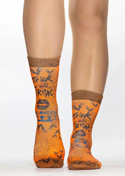 TRICK OR TREAT  Ladies Novelty Gift Socks