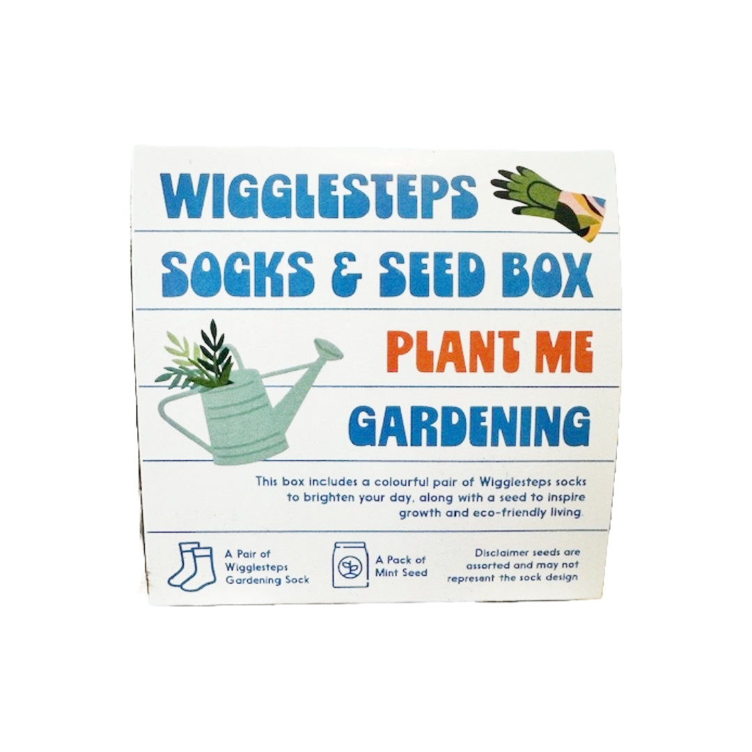 Socks & Seeds Box | Gardening Gift Set with Eco-Friendly Socks