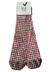 Ho Ho Ho Check Ladies Socks
