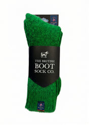 PREORDER - British Wool Boot Socks – Windsor Lawn Green | UK 4-7 & 8-12