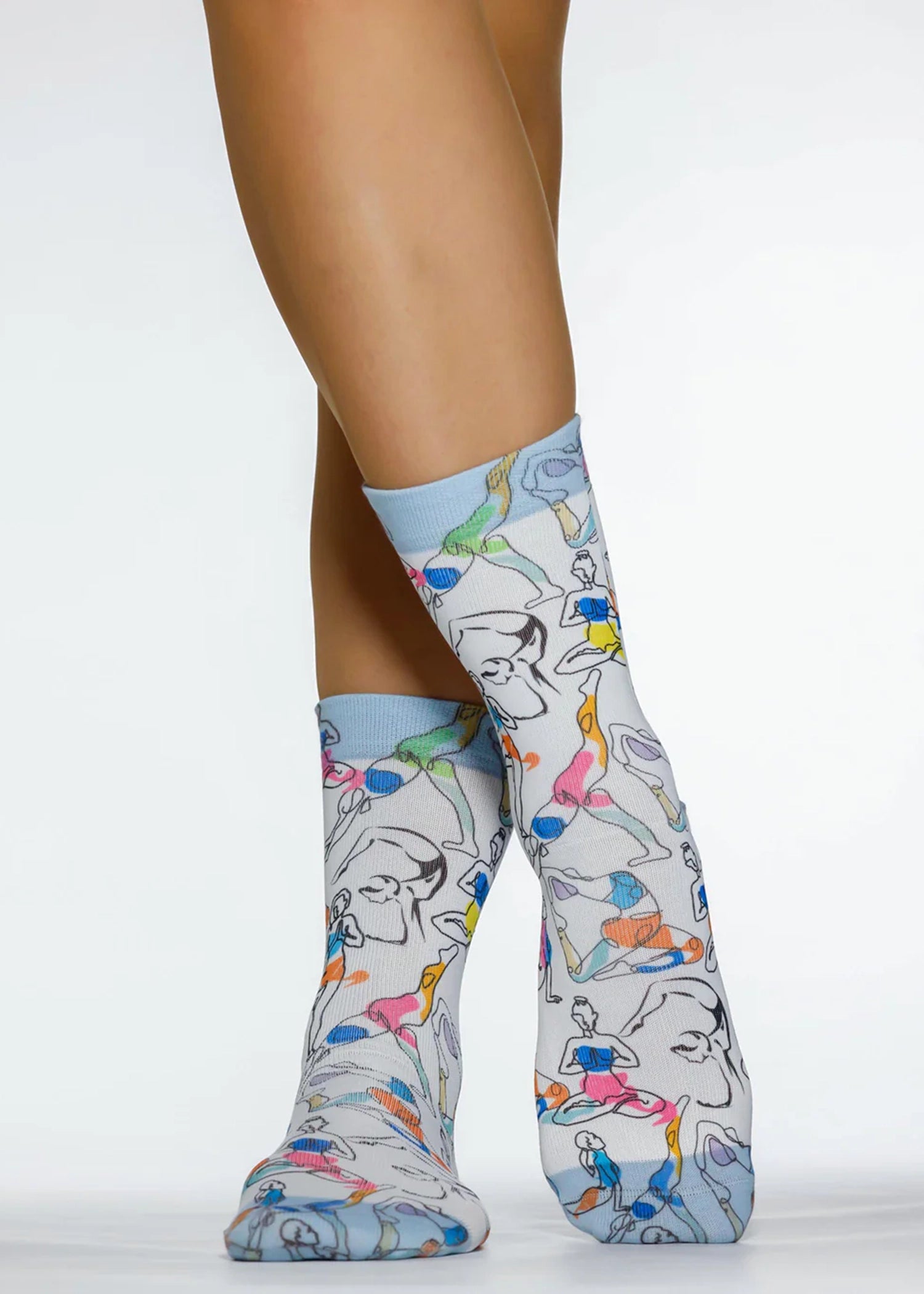YOGA POSITION II Ladies Novelty Gift Socks