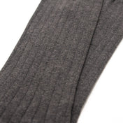 4 Pack - Premium Fine Ribbed Men’s Wedding & Formal Socks – Sleek Anthracite Grey