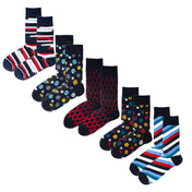 The Wild Streak: Luxury Organic Cotton Men’s Socks (5 Pack) | One Size UK 7-11